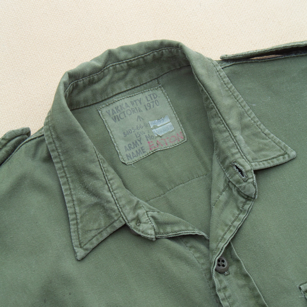 1970 Vietnam War Vintage Australian Army Shirt - Large – Omega