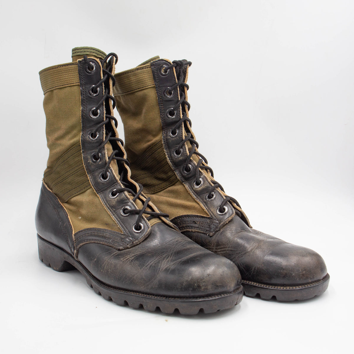 個人装備 1960's-70's Vietnam war jungle boots 60s Vietnam War Vintage Tropical Combat / Jungle Boots - 9R