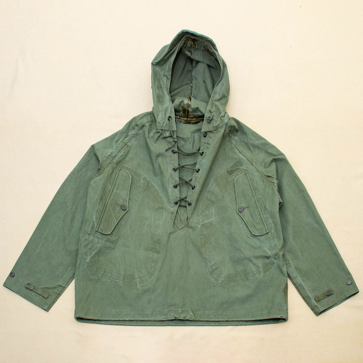 50s Vintage US Army Wet Weather Parka X Large Omega Militaria