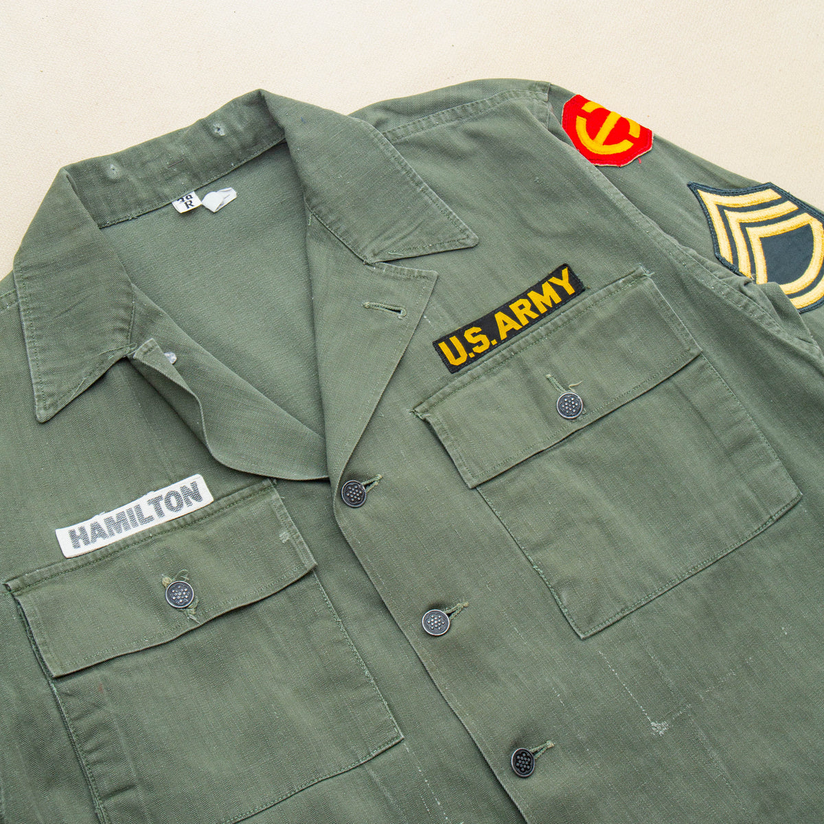 40s Vintage Modified US Army HBT Jacket - Large – Omega Militaria
