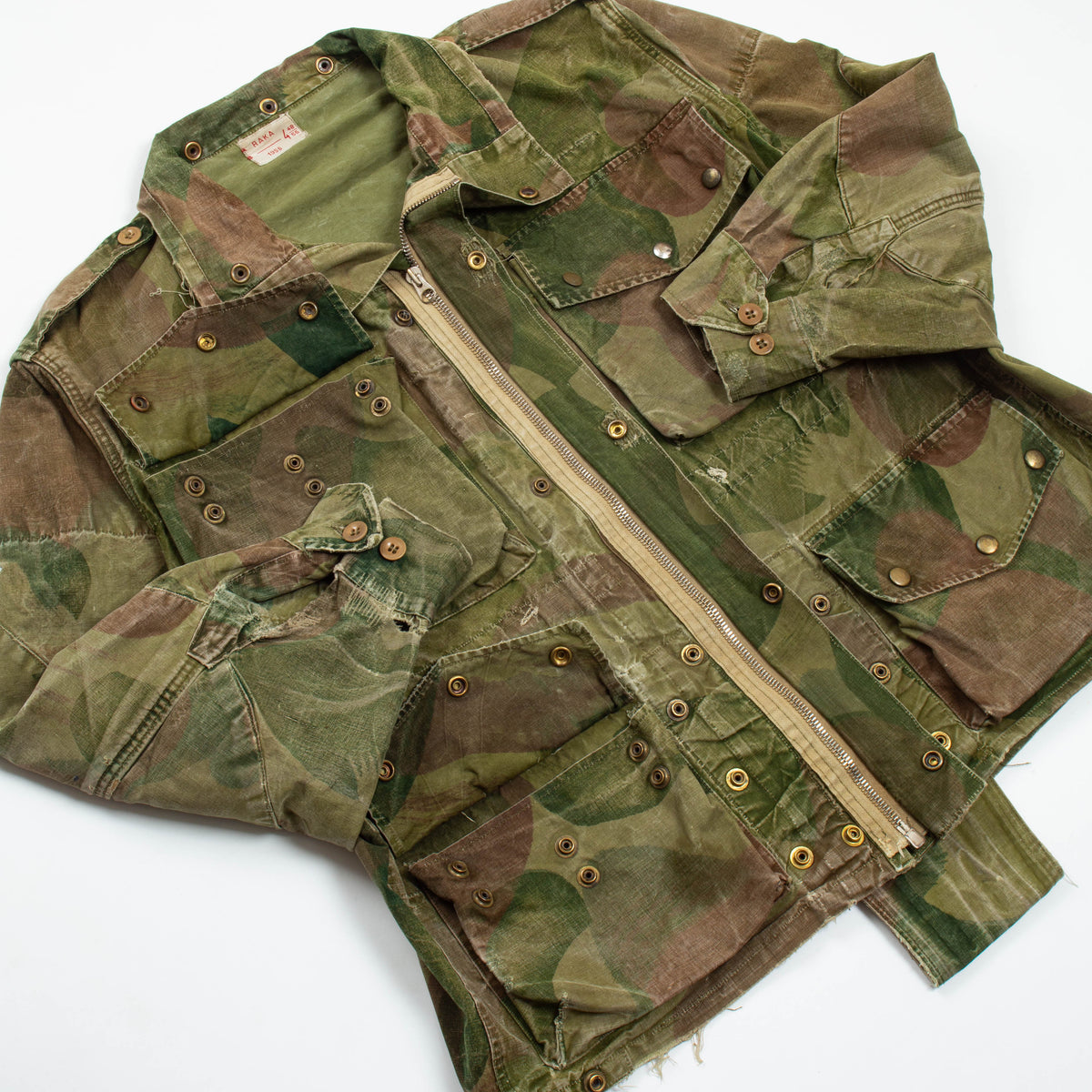 50s Vintage Belgian Brushstroke Smock - Large – Omega Militaria