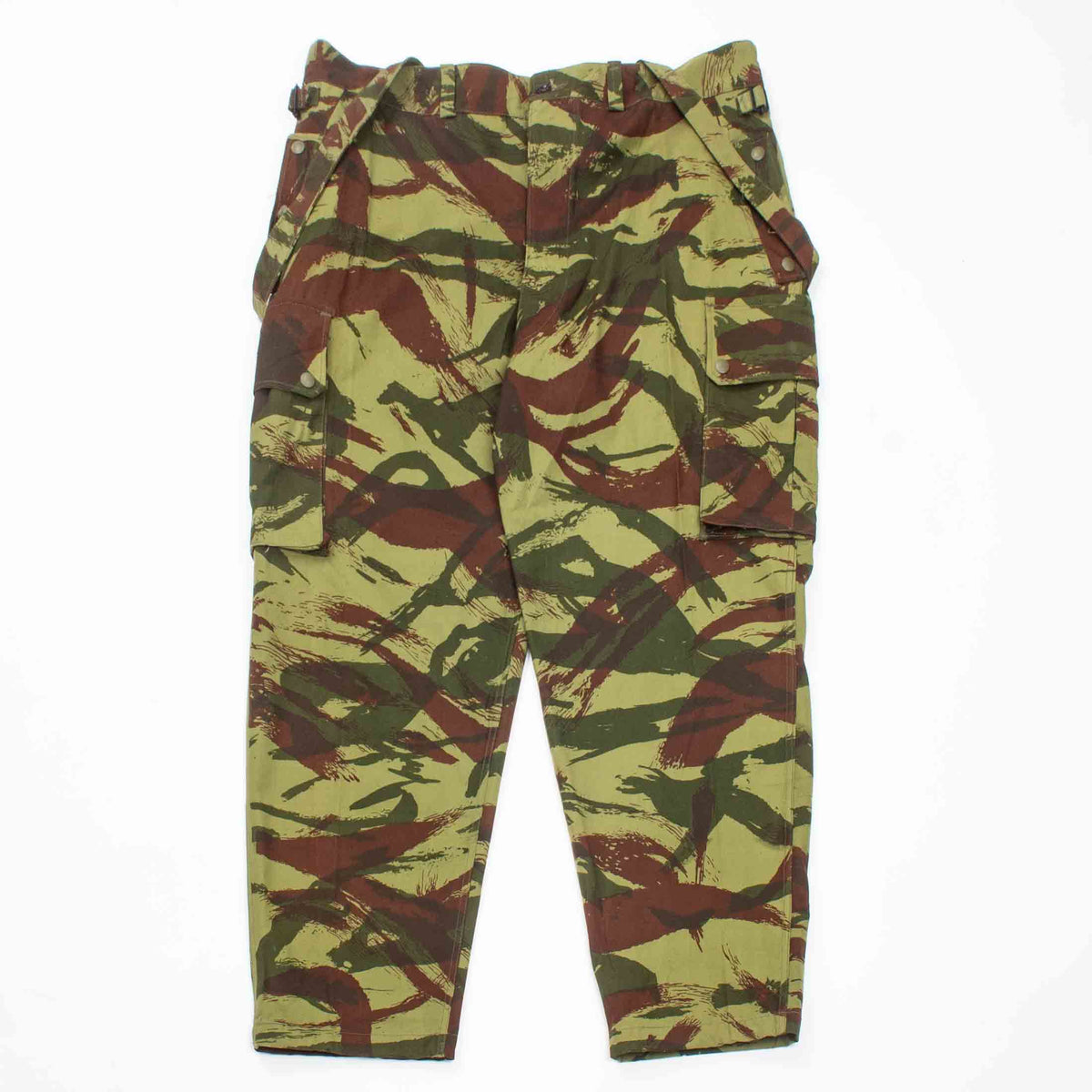 Deadstock 60s Vintage French Army TAP 47/56 Lizard Camo Trousers