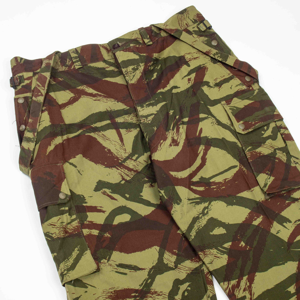 Deadstock 60s Vintage French Army TAP 47/56 Lizard Camo Trousers 