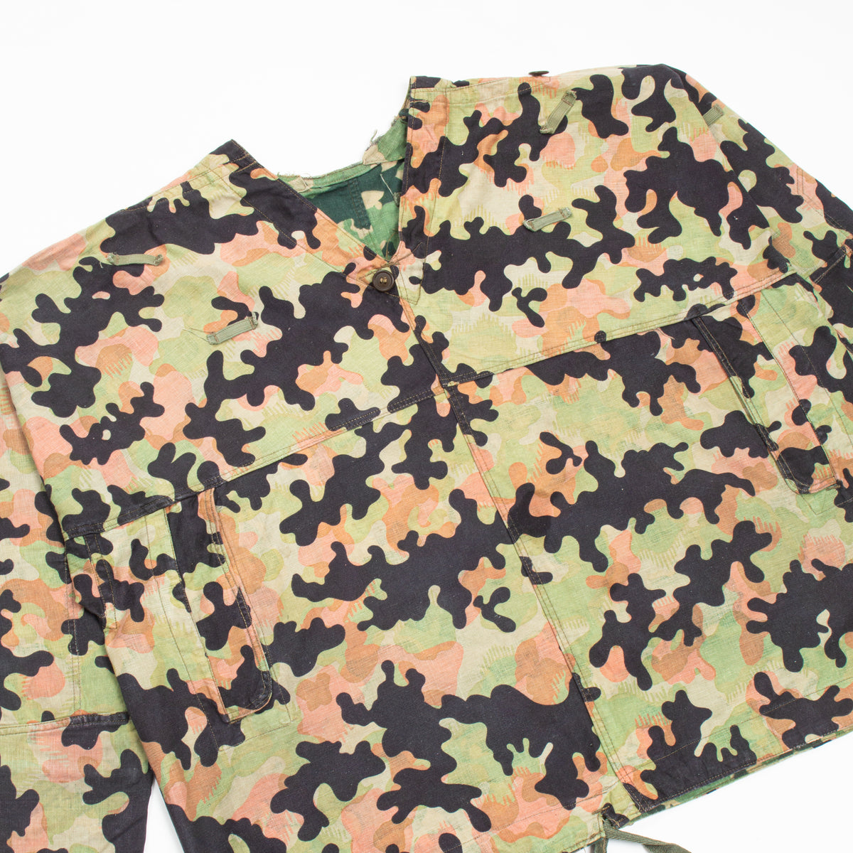 Rare 50s Vintage Czech Reversible Mrácky / Duby Camo Jacket - X