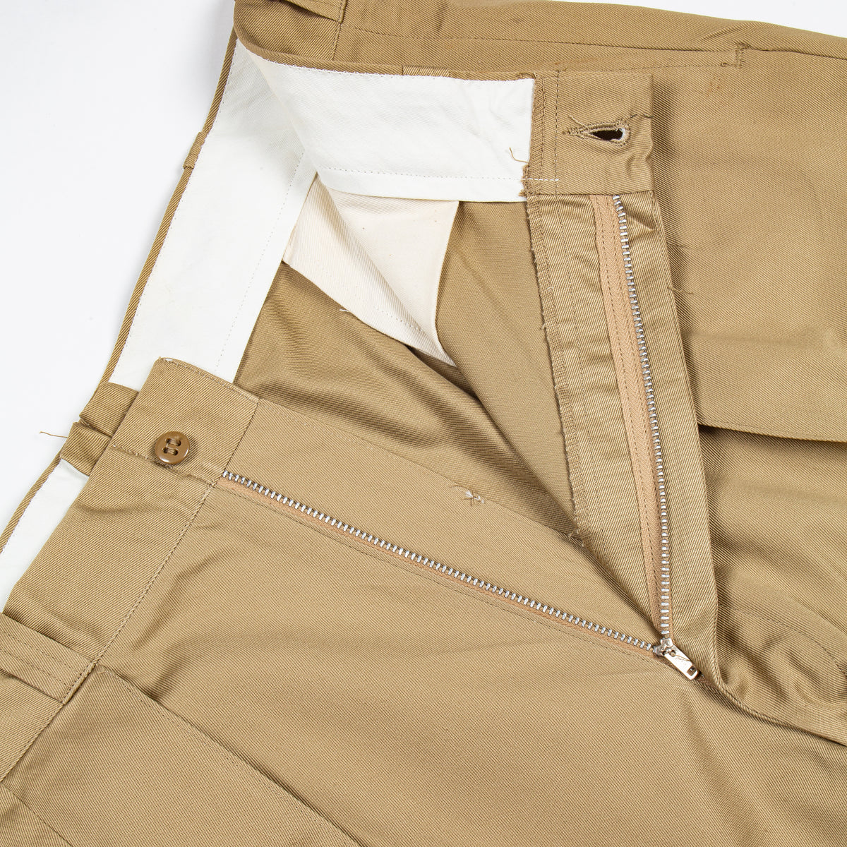 パンツ 50s W32R US ARMY Chino tack short pants 50s Vintage US Army Khaki Chino Shorts - 33x11 – Omega Militaria