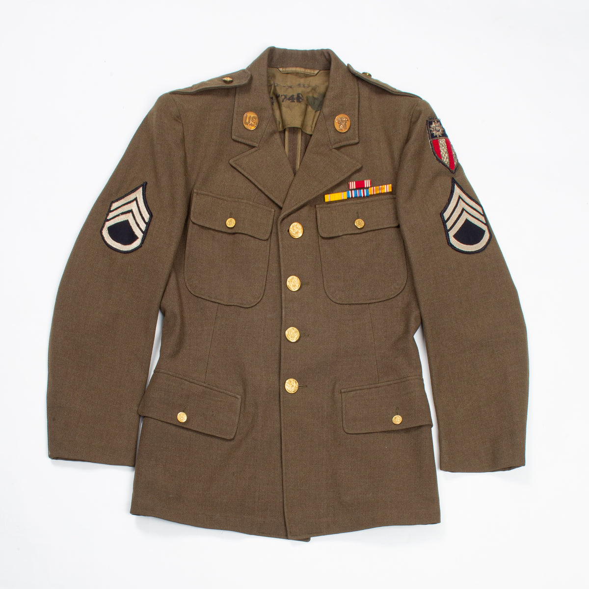 40s Vintage US Army Bullion CBI Dress Uniform Jacket