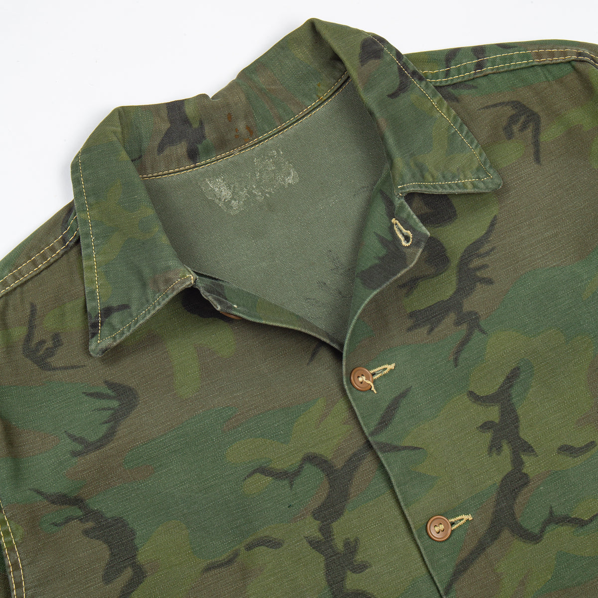 60s Vietnam War Vintage Invisible ERDL Shirt - Small – Omega Militaria
