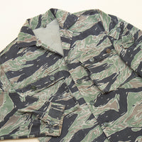 60s Vietnam War Vintage Tadpole Sparse (TDS) Tigerstripe Shirt - Small