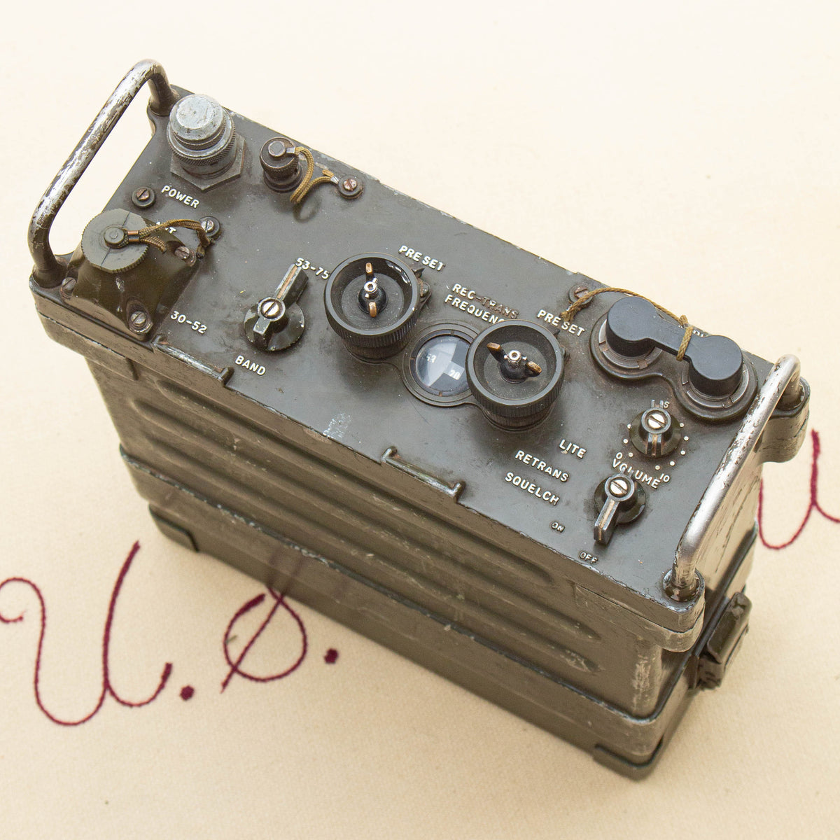 Vietnam War Working AN/PRC-77 Man Portable Radio Set – Omega Militaria