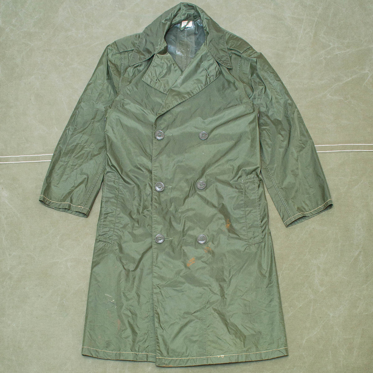 60s Vintage US Army Raincoat - Small – Omega Militaria