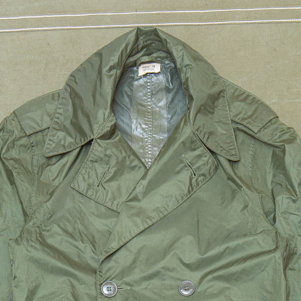 60s Vintage US Army Raincoat - Small – Omega Militaria