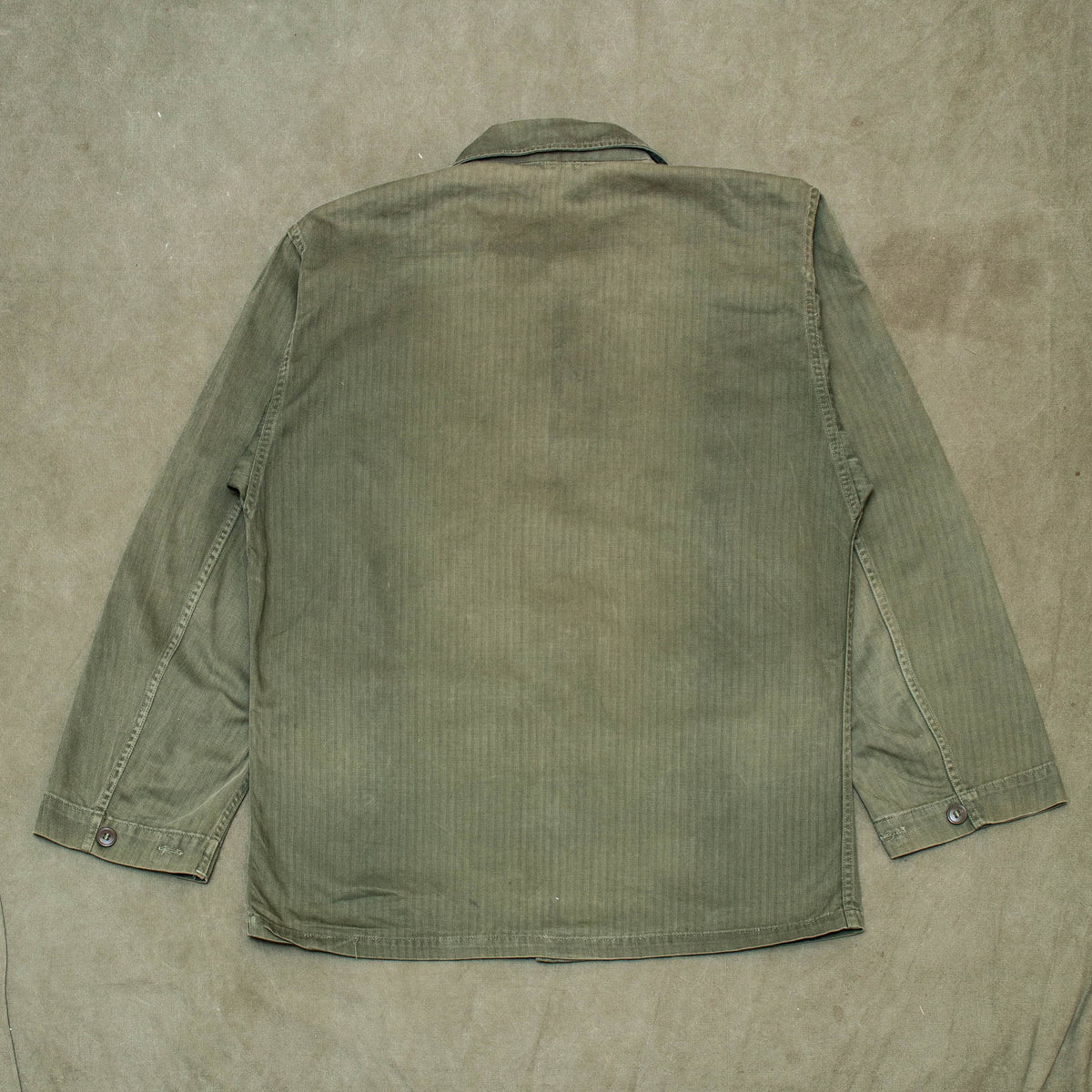 40s WW2 Vintage US Army HBT Jacket - Large – Omega Militaria