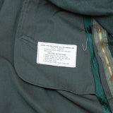 NOS 70s Vintage US Army Wool Gabardine Overcoat - Small