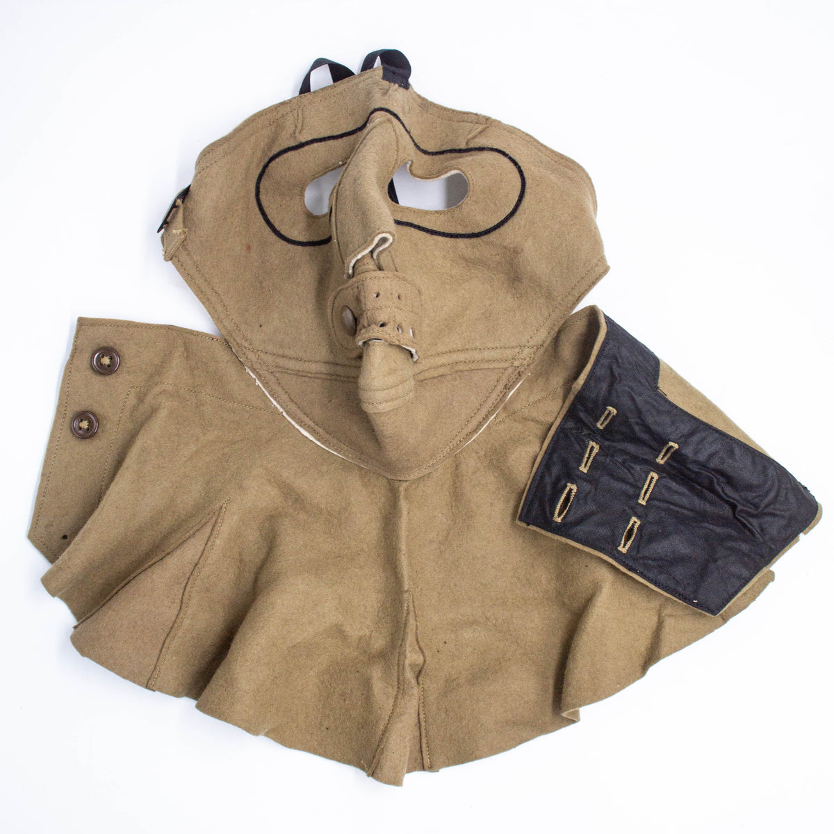 Rare 40s WW2 USAAF High Altitude/Cold Weather Face Mask – Omega