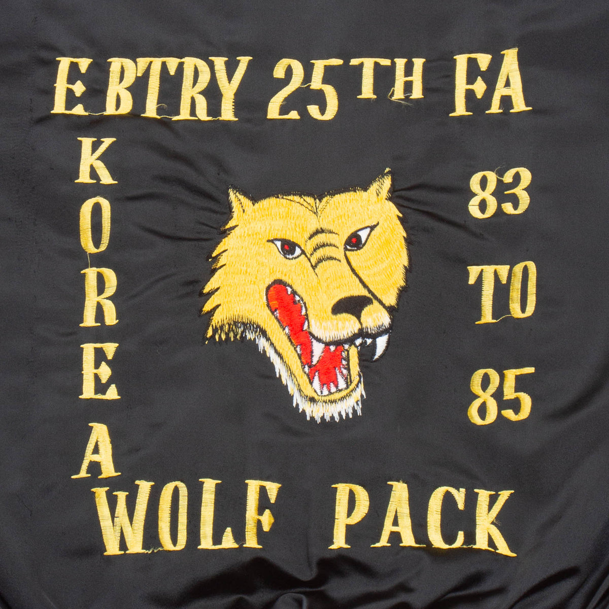 80s Vintage Korean Tailor-Made Souvenir Bomber Jacket