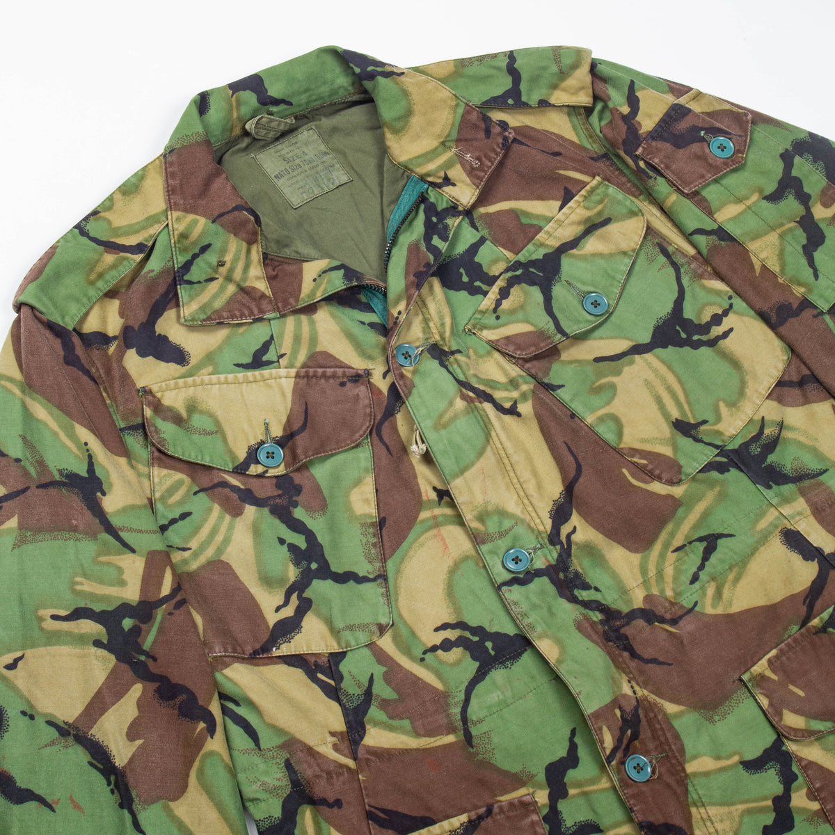 70s Vintage 68 Pattern DPM Smock - Medium – Omega Militaria