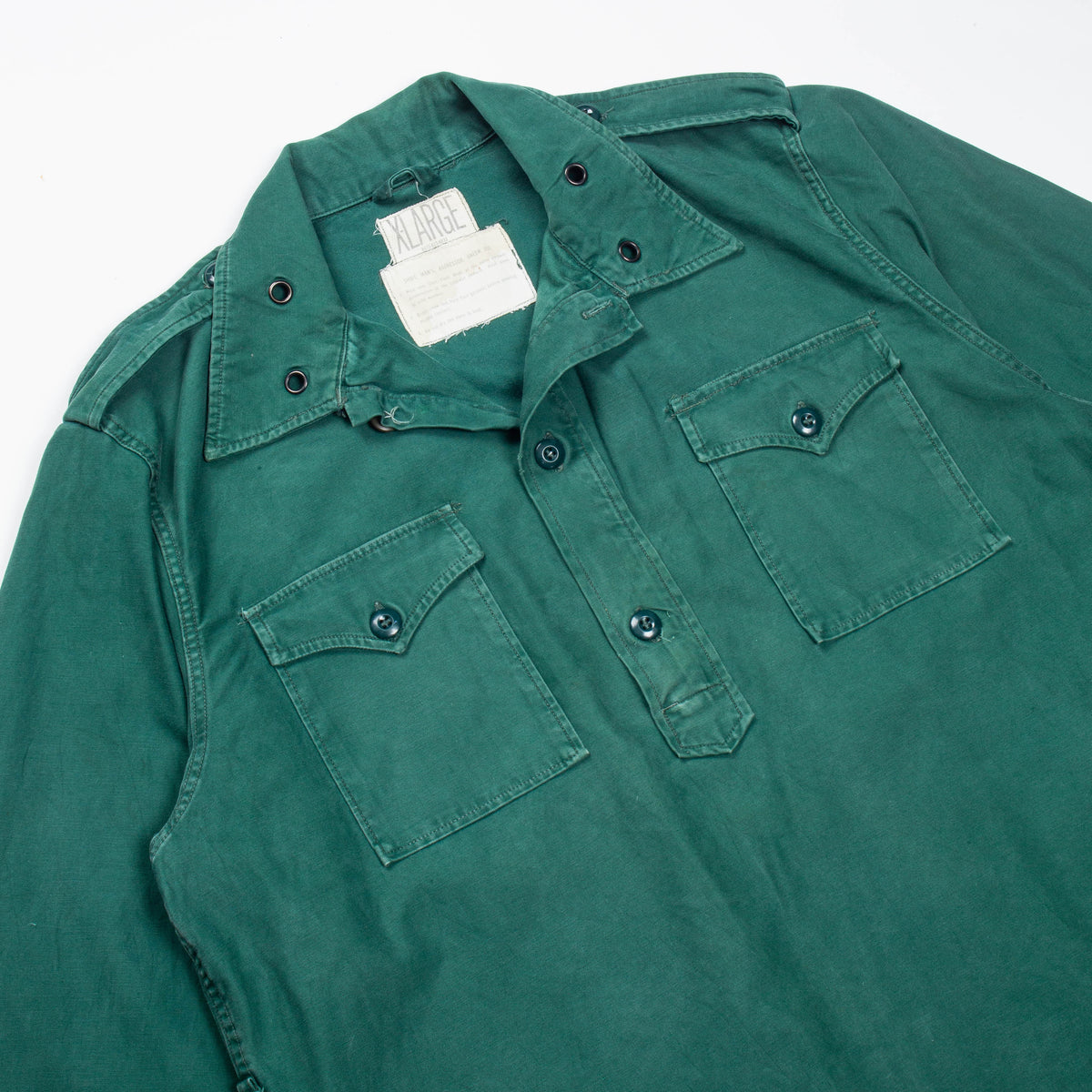 Rare 60s Emerald Green Aggressor Shirt - X-Large – Omega Militaria