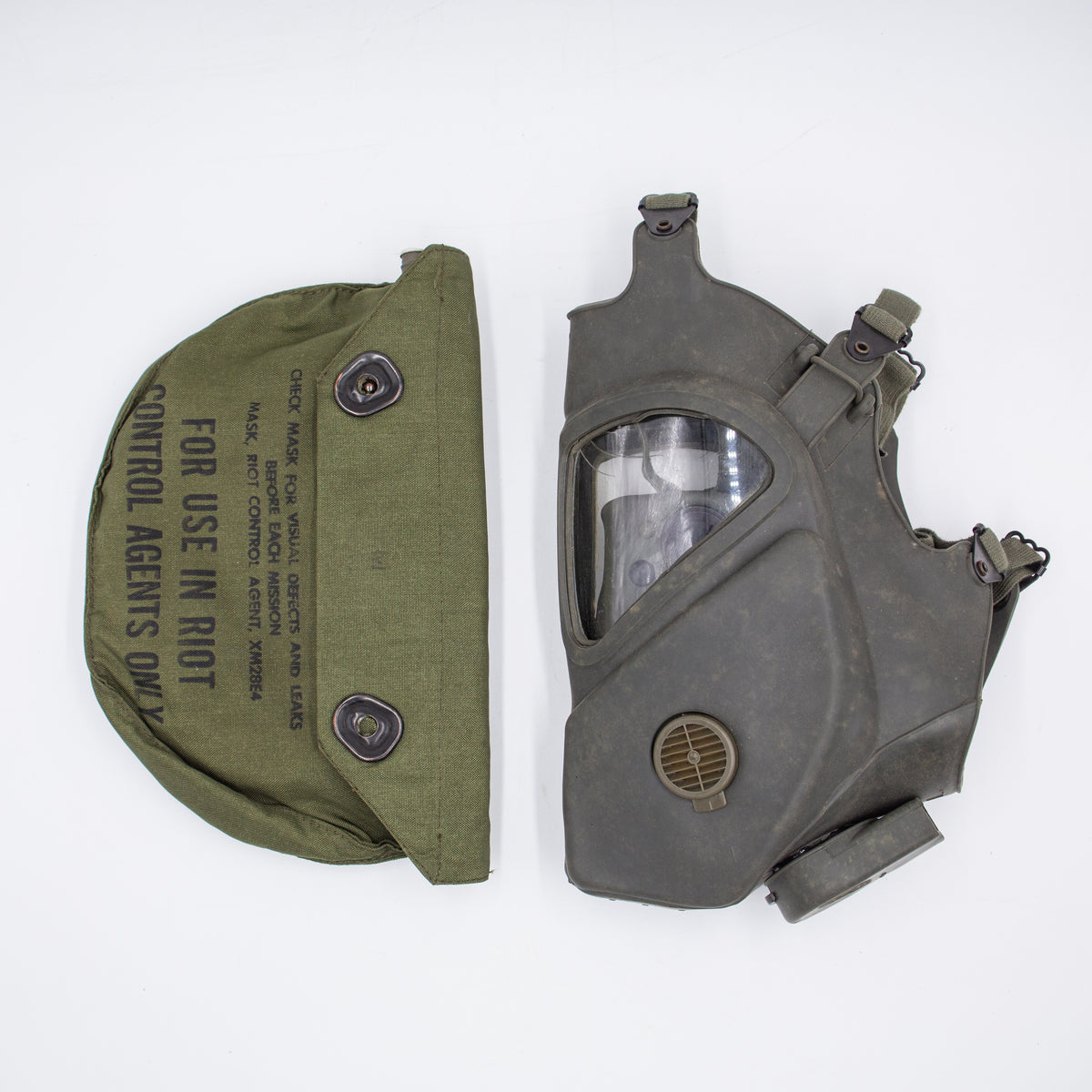 US Military Vietnam War XM28E4 Riot Control Agent Gas Mask – Omega