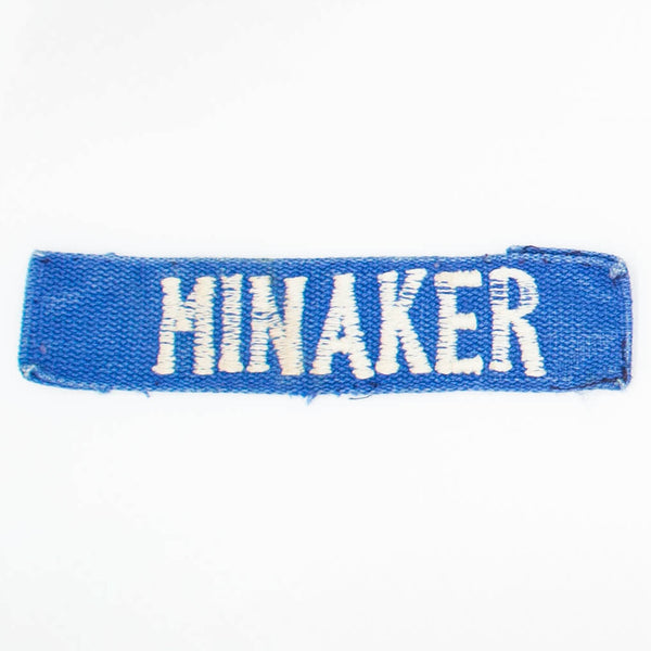60s Vintage USAF Asian-Made 'Minaker' Tape Patch