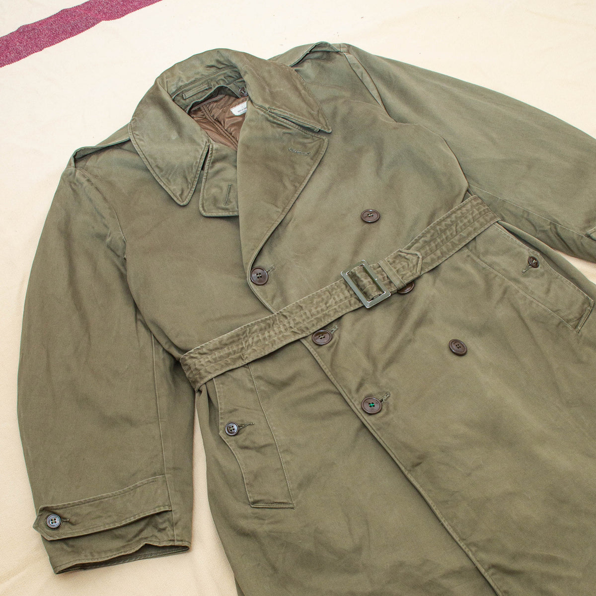 40s Vintage US Army Officer's Overcoat & Liner - Large – Omega 
