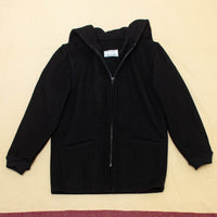90s Vintage West Point USMA Black Wool Hooded Jacket - Medium