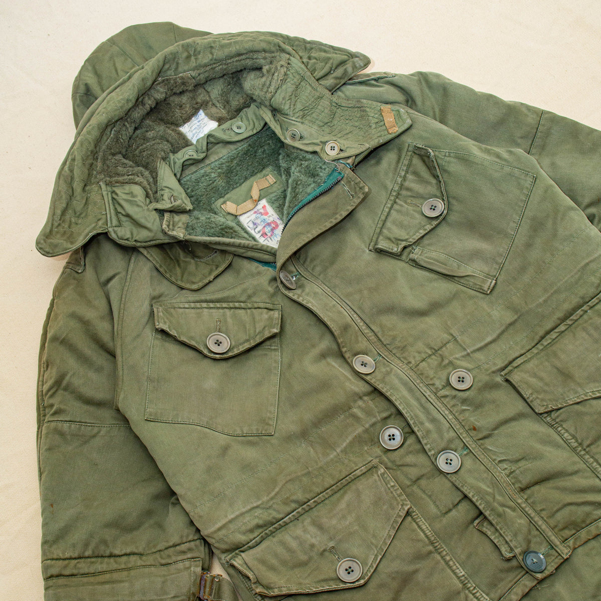 50s Vintage British Army Middle Parka - Large – Omega Militaria