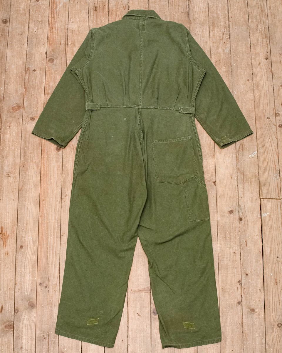 90s Vintage US Military Sateen Utility Coveralls - X-Large – Omega 