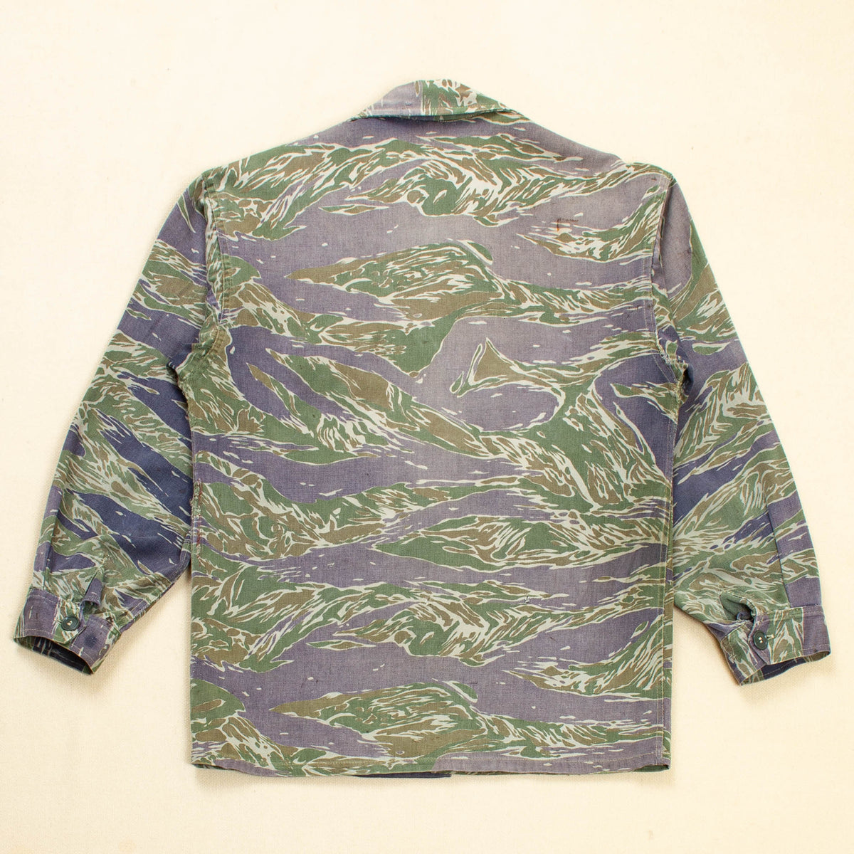 60s Vietnam War Vintage Tadpole Sparse (TDS) Tigerstripe Shirt