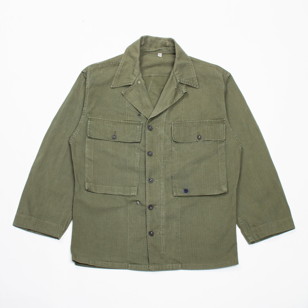40s Vintage US Army '45D' HBT Jacket - Medium – Omega Militaria