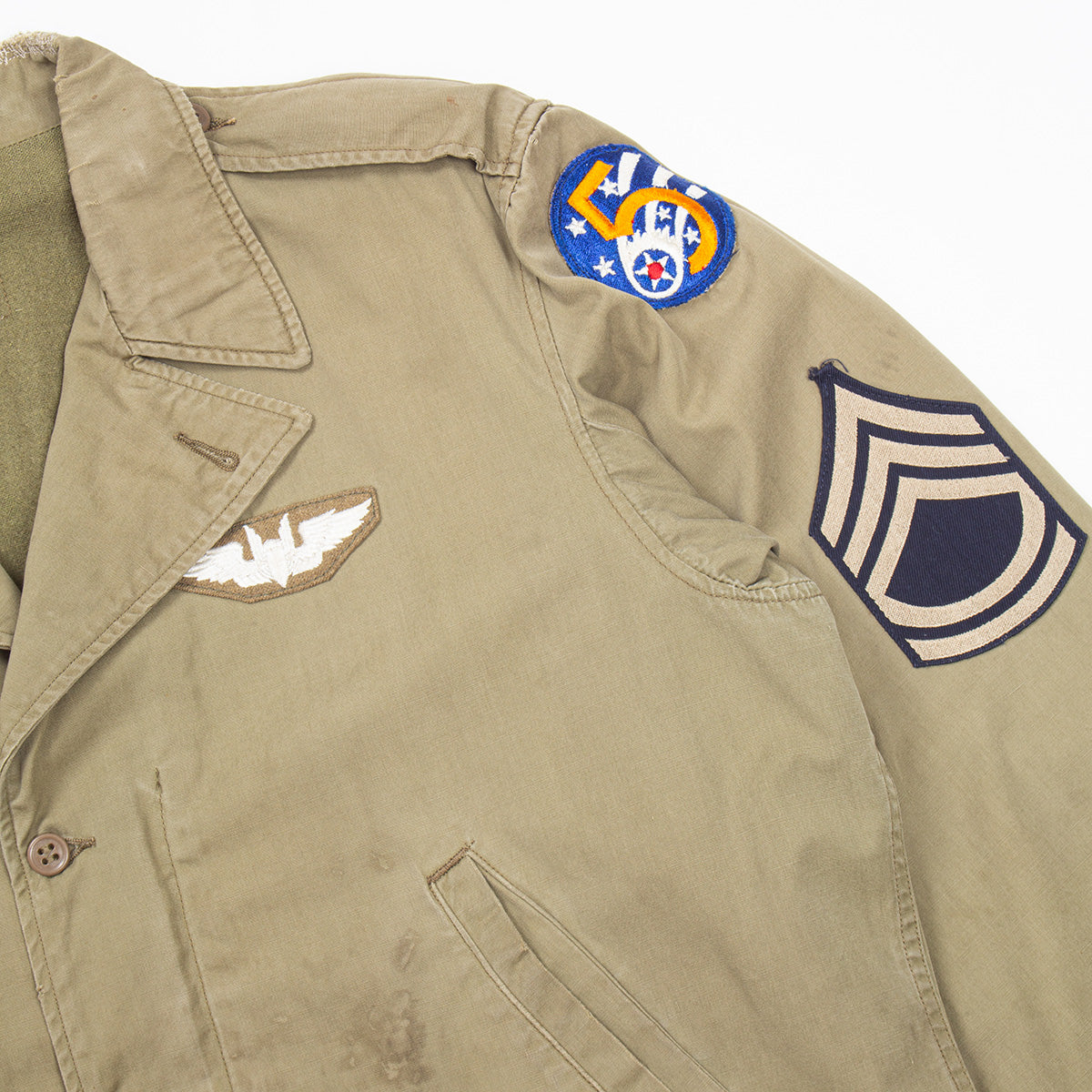 40s WW2 Vintage 5th USAAF M41 Field Jacket - Medium – Omega Militaria