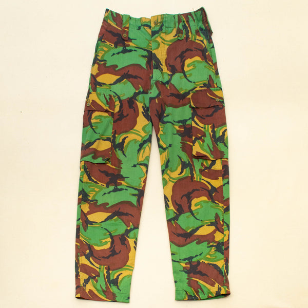 70s Vintage Tropical 'Dayglow' DPM Combat Trousers - 32x33