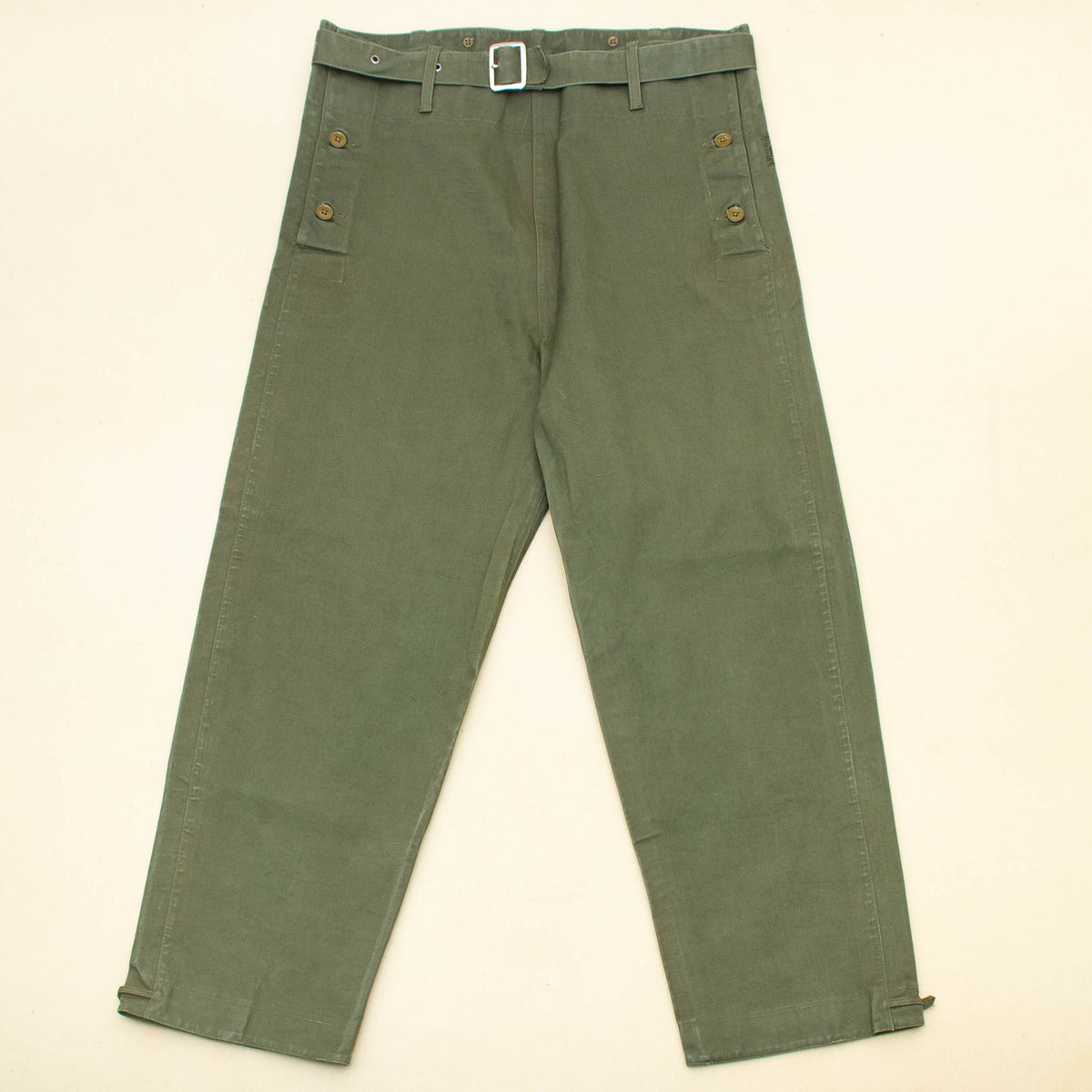 NOS 50s Vintage Canadian Army Motorcycle Dispatch Riders Trousers 
