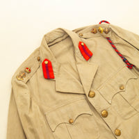 40s Vintage British Army Khaki Drill Uniform Set - Small