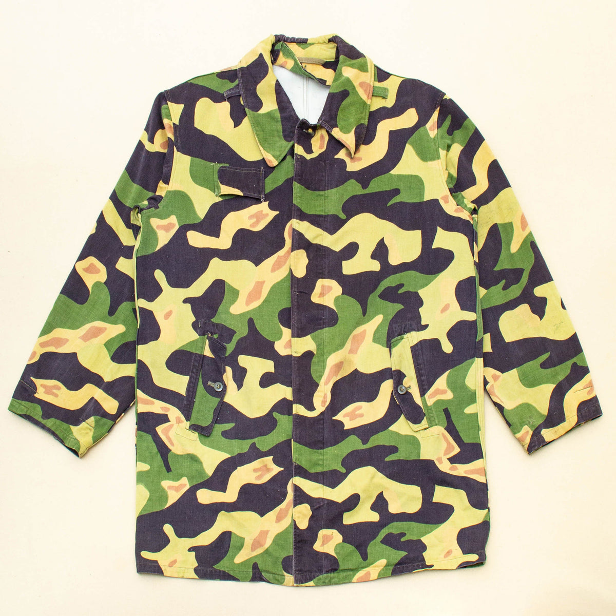 Rare 60s Vintage Czech Army Vz 60 Mlok Salamander Camo Parka - X