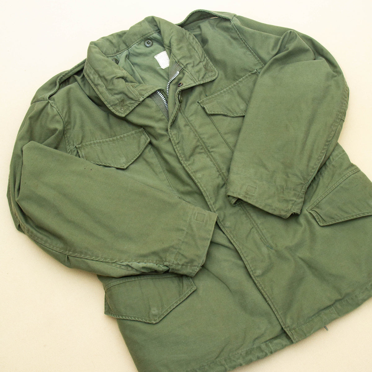 60s Vintage OG107 M65 Field Jacket Large Omega Militaria