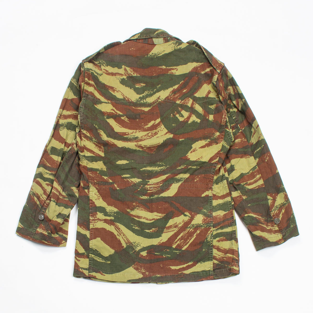 ジ*パ様 1960's French Military Vintage, セレモ 60s Vintage French Army M47 Lizard Camo HBT Jacket - X-Small