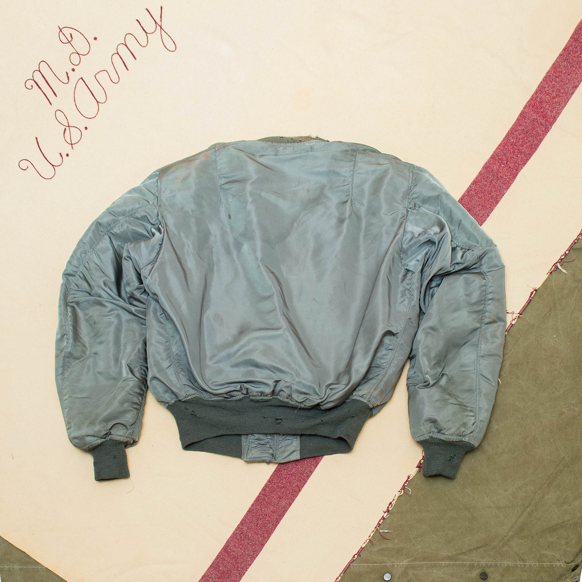 Rare 50s Vintage B-15D Flight Jacket - Large – Omega Militaria