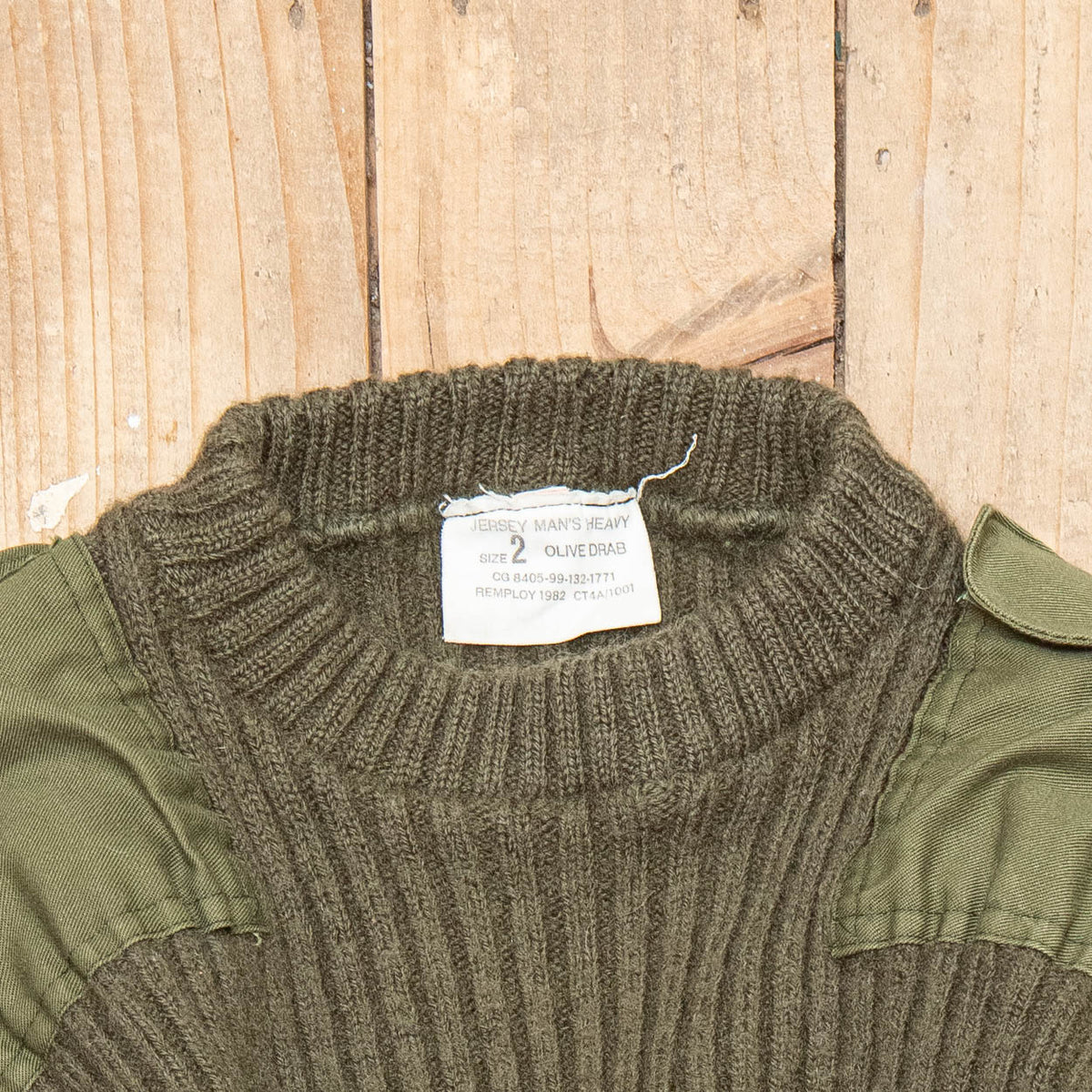 unde80s combat sweater knit made in the UK