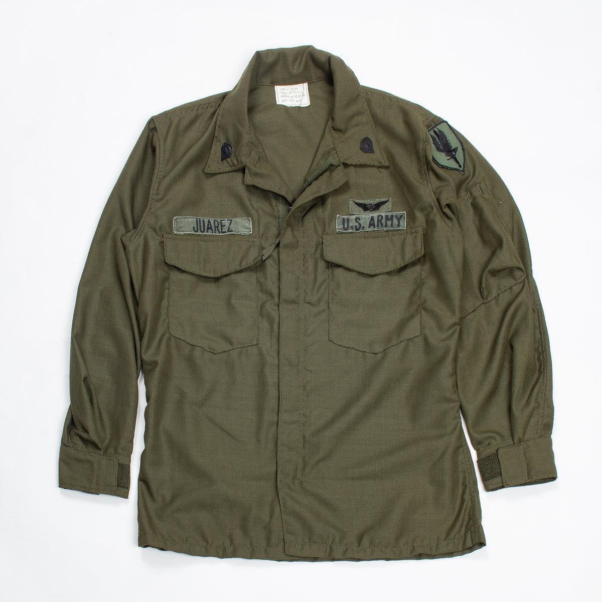 Vietnam War コットン装備 1971 Vietnam War Vintage OG-106 Nomex Helicopter Pilot Shirt