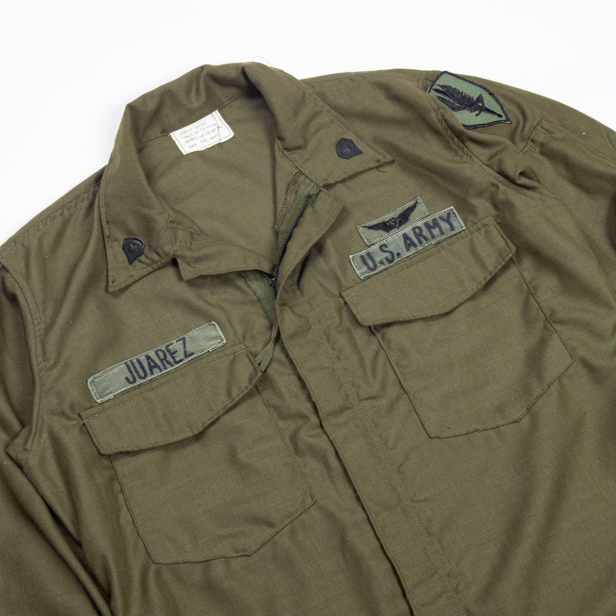 【超希少】70s US ARMY ヘリクルーシャツ ノーメックス　OG-106 1971 Vietnam War Vintage OG-106 Nomex Helicopter Pilot Shirt