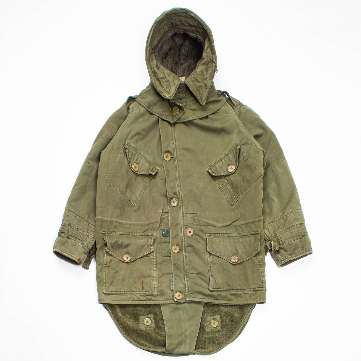 ジャケット・アウター 50s British army MIDDLE parka VINTAGE 50s Vintage British Army Middle Parka - Large – Omega Militaria