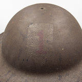 US Military 1st Infantry Division WWI M1917 Doughboy Helmet