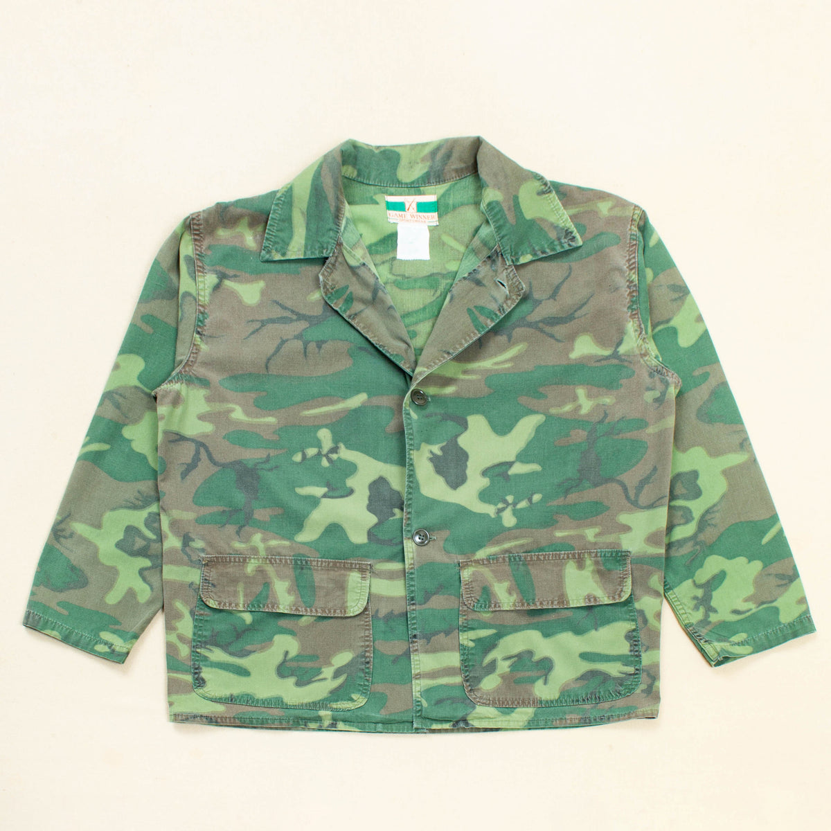 60s Vintage Poplin ERDL Hunting Jacket - Large – Omega Militaria