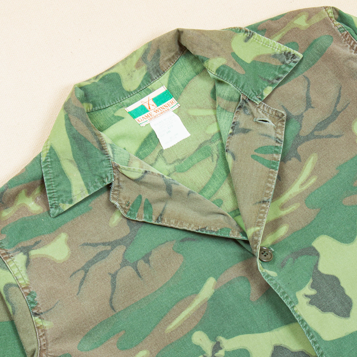 60s Vintage Poplin ERDL Hunting Jacket - Large – Omega Militaria