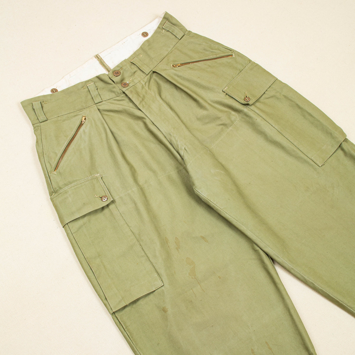 40s WW2 Vintage US Army 10th Mountain Ski Trousers 36x33 – Omega