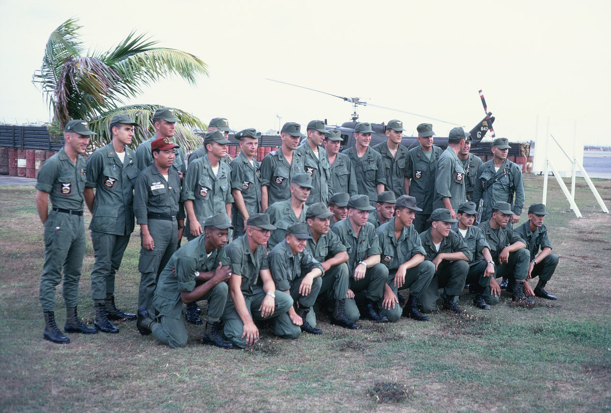 60s Vintage Vietnamese Hand-Embroidered 121st Aviation Company