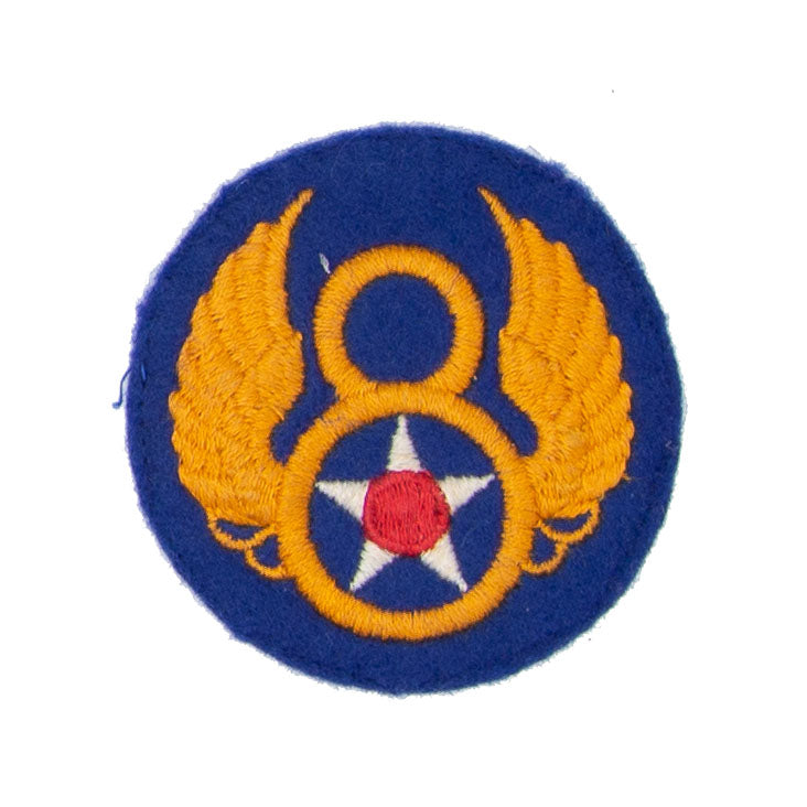 Original WW2 Era English-Made Felt US Army 8th Air Forces Patch