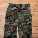 2003 Vintage US Army Temperate Woodland BDU Combat Trousers - 30x32