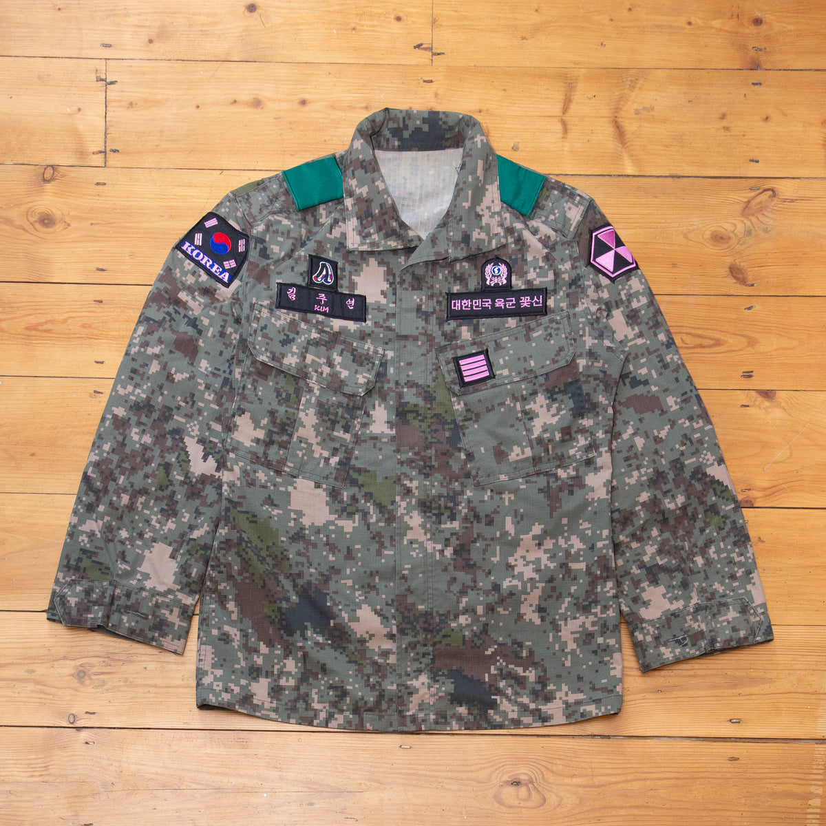 北川景子 Korean Army Bacteria Camo S/S Shirts - トップス