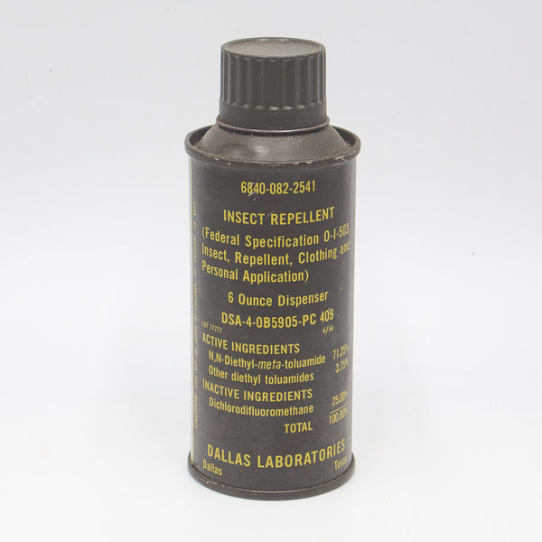 Original 1966 Dated Vietnam War Aerosol Insect Repellent